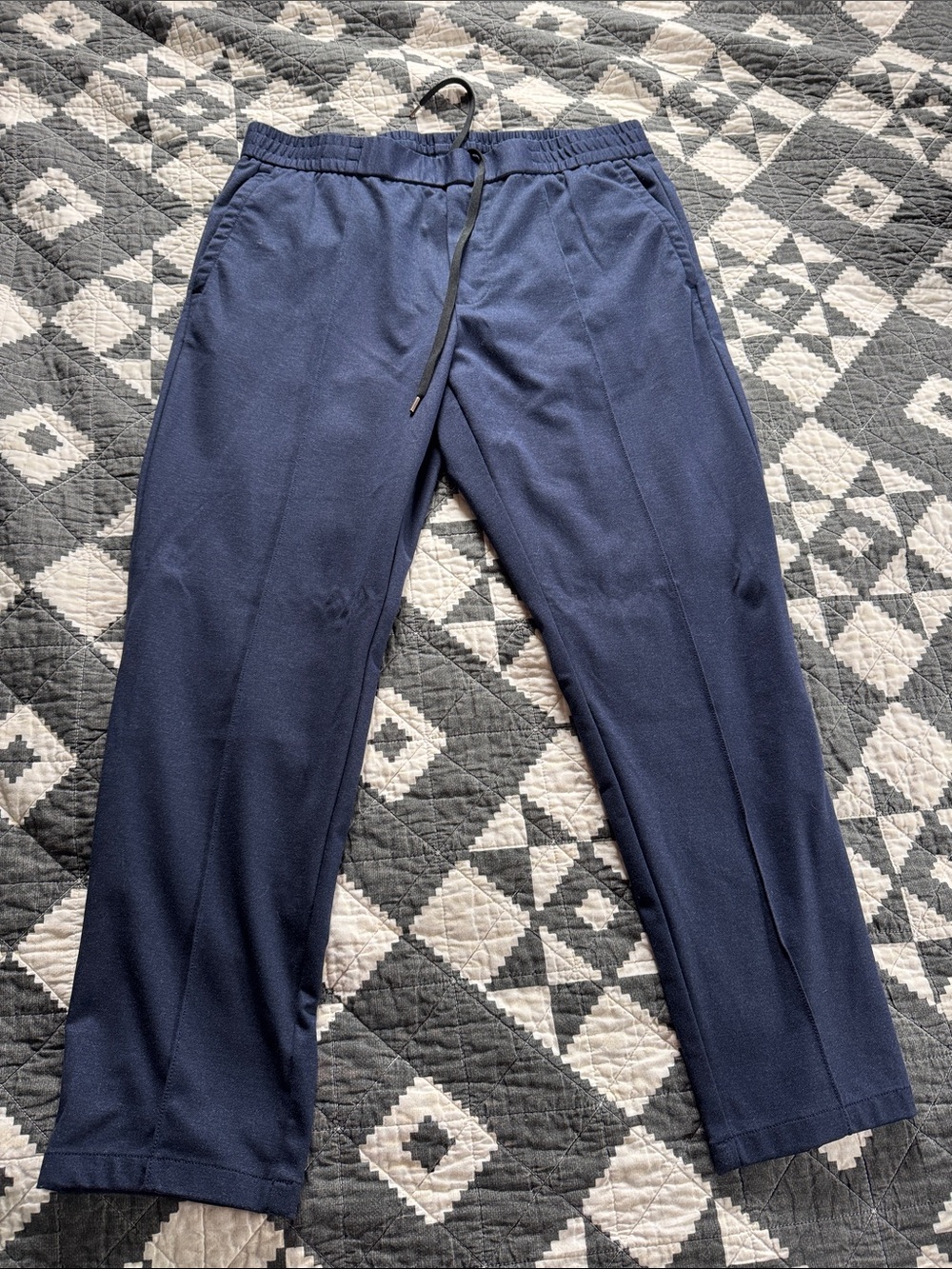 Bonobos Navy Drawstring Casual Trousers